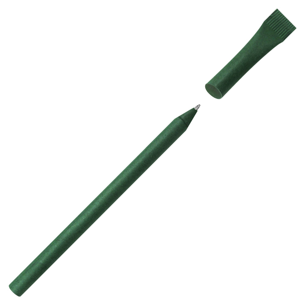 Ручка из картона темно зеленый 350