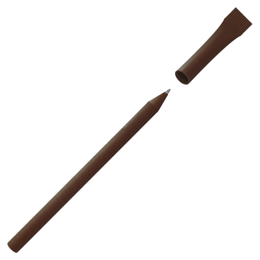 Ручка из картона коричневый 497