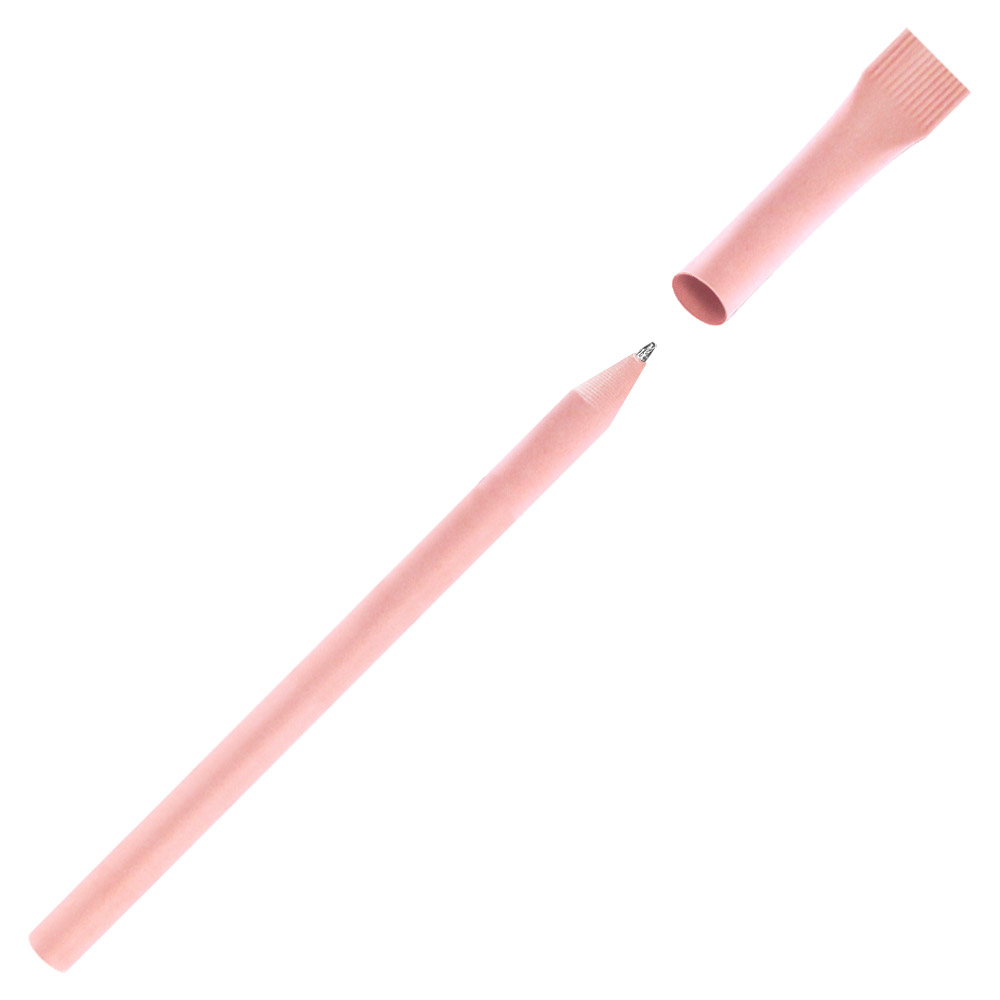 Ручка из картона розовая 707