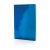 Металлизированный блокнот Deluxe A5, синий