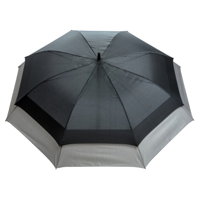 Расширяющийся зонт-антишторм Swiss Peak 23" - 27", черный