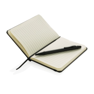 Блокнот для записей Basic в твердой обложке c ручкой-стилус, А6